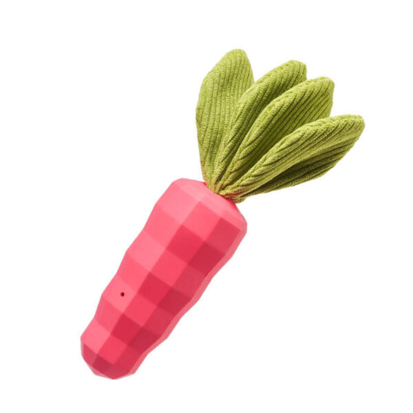 Carrot Squeaky Toy Durable Dog Chew Toy - Image 3