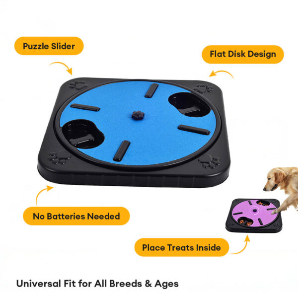 2-in-1 Treat Puzzle and Nail File Toy Dog Interactive Toy - Image 2