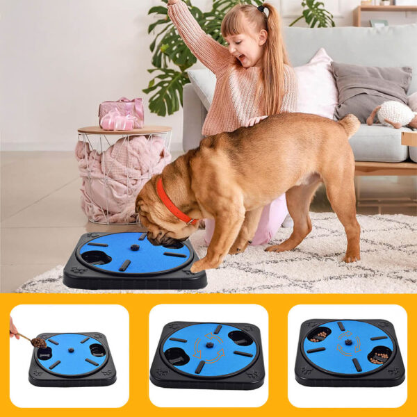 2-in-1 Treat Puzzle and Nail File Toy Dog Interactive Toy - Image 3